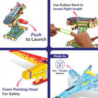 Airplanes Launchers | 6 - 12 years | DIY STEM Construction Toy
