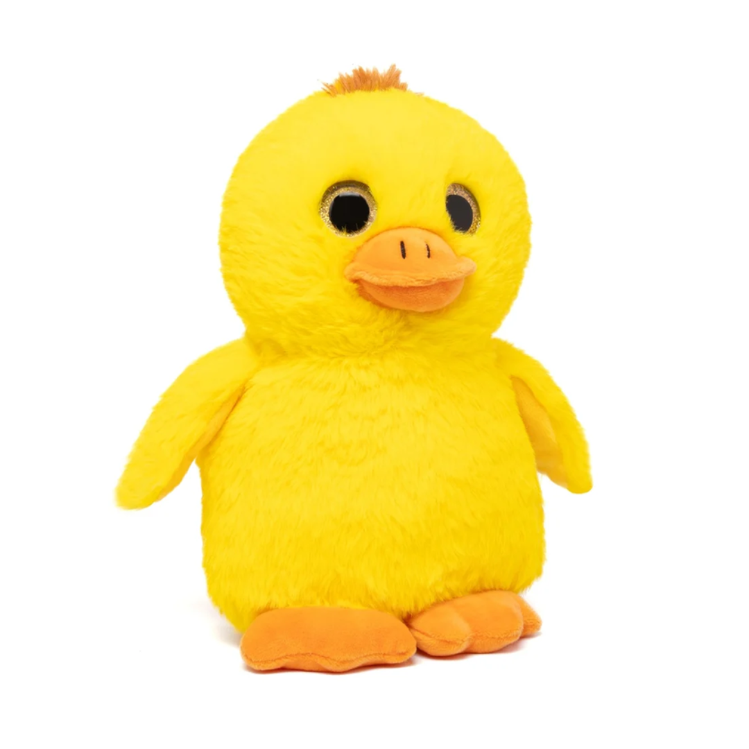 Mirada 25Cm Sparkling Yellow Glitter Eye Duck