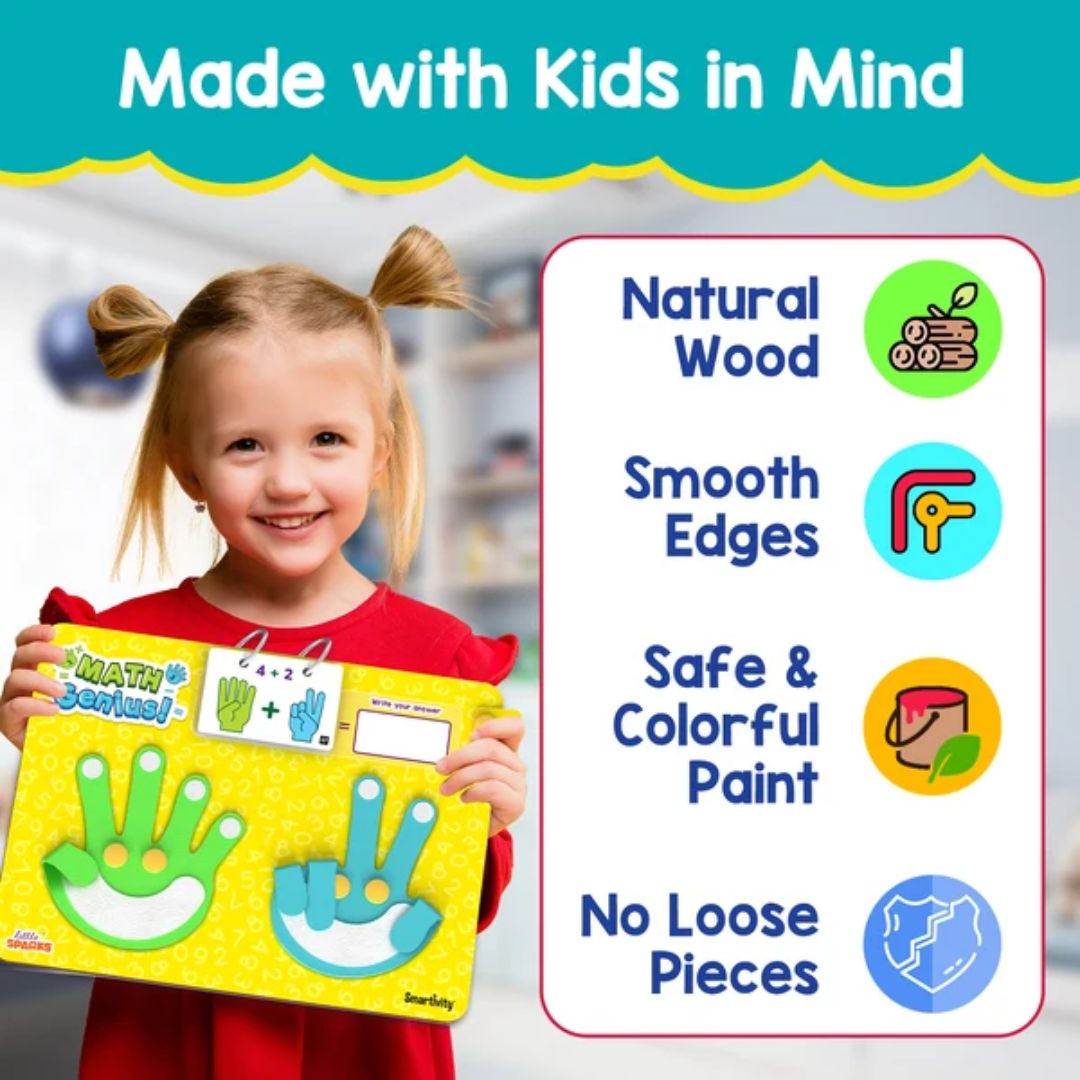 Math Learning Game | Ages 3-6 years | Count, Add, Subtract