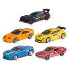 Hot Wheels 5-Car Pack + Mini JCW Electric  of 1:64 Scale Vehicles, Gift For Collectors & Kids Ages 3 Yrs & Up-Color & Design May Vary, Multi color