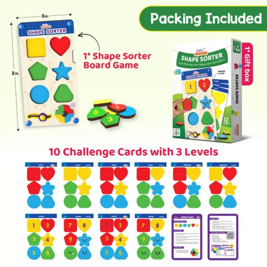 Shape Sorter | 2-6 years | DIY Activity Kit