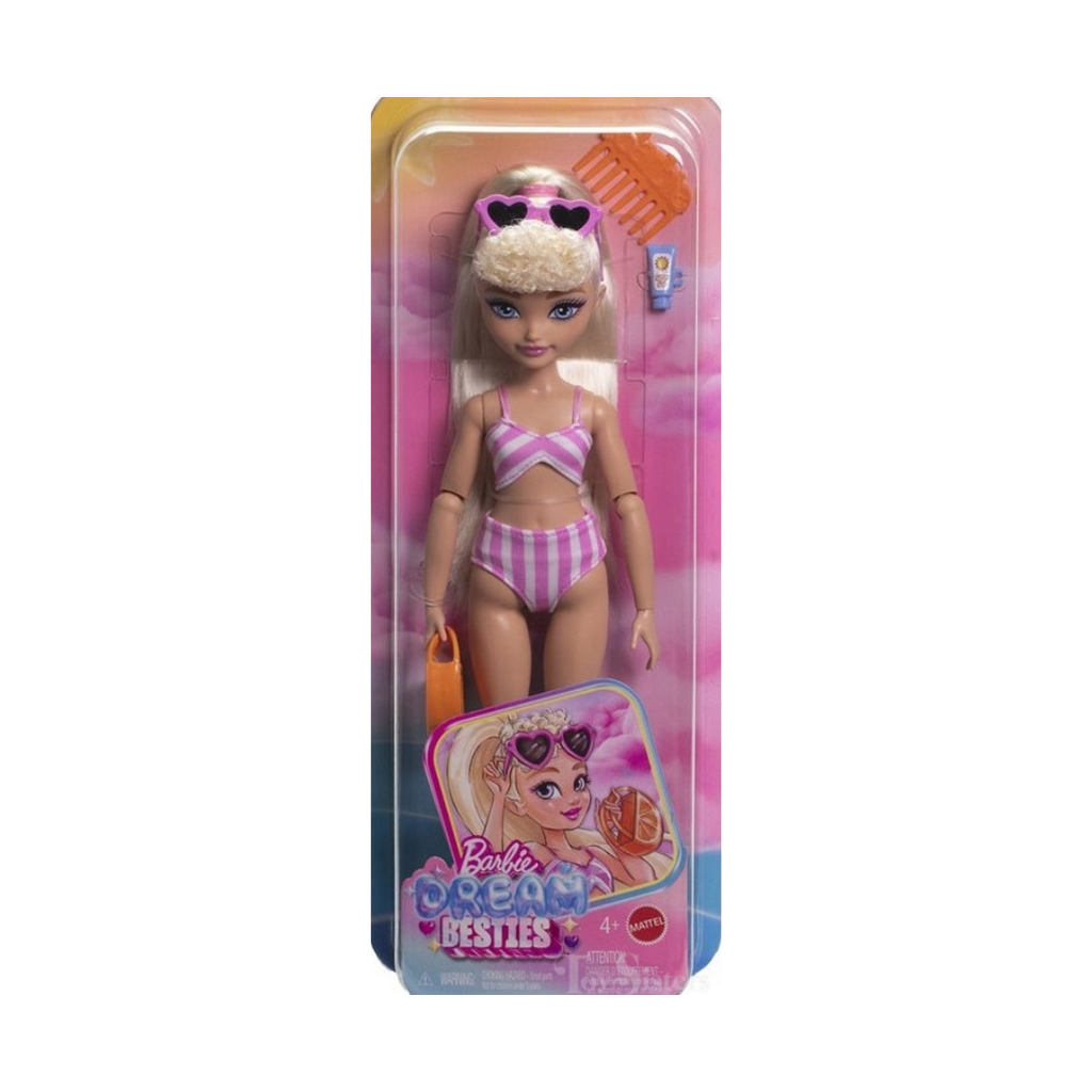 Barbie Dream Besties Swimsuit Barbie Malibu Doll, JGH83