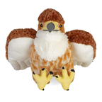 WILD REPUBLIC Cuddlekins, Red Tailed Hawk, Stuffed Animal, Plush Toy, Gifts for Kids,