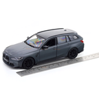 2023 BMW M3 Touring Matte Grey 1:24 Bburago licensed diecast scale model car collectible