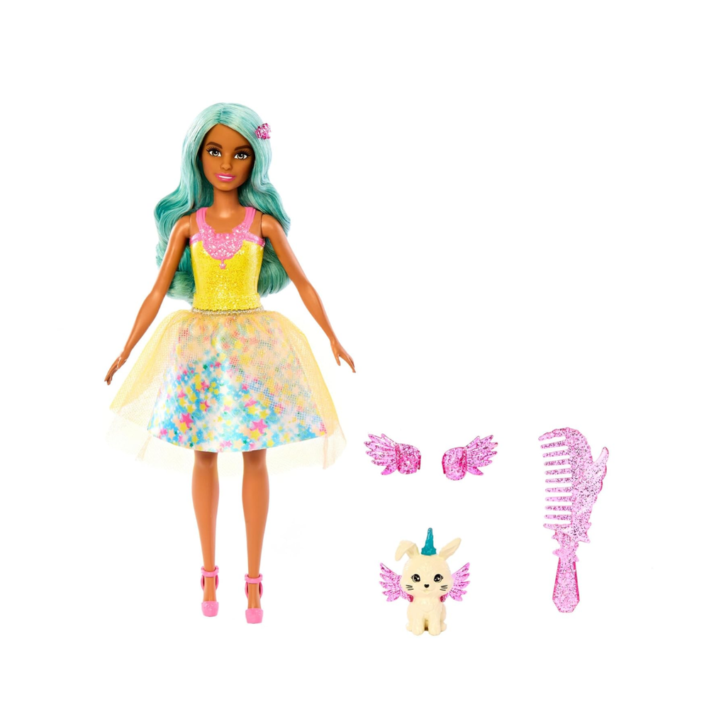 Barbie A Touch of Magic™ Doll & Accessories, Teresa™ with Fantasy Outfit, Pet, Leash & Styling Accessories , JCW51