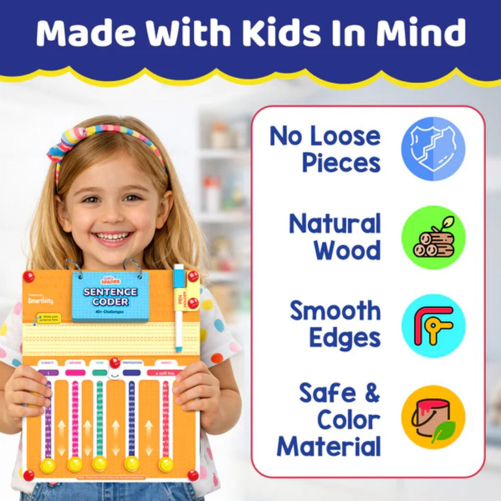 100+ Sentences Building Game | Ages 6-8 years | Travel Friendly