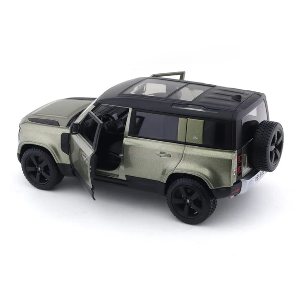 2022 Land Rover Defender 110 green 1:24 Bburago licensed diecast Scale Model car