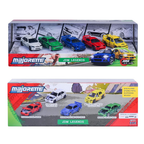 Majorette JDM Legends Anime 5 Pieces Giftpack | 5 Metal Cars, 7.5 cm | Freewheel & Opening Parts | Honda Civic, Nissan Cefiro, Skyline GT-R, Toyota Supra, Lancer Evo | Anime-Style | for Children 3+