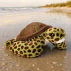 Wild Republic Pocketkins Green Sea Turtle Stuffed Animal - 5"