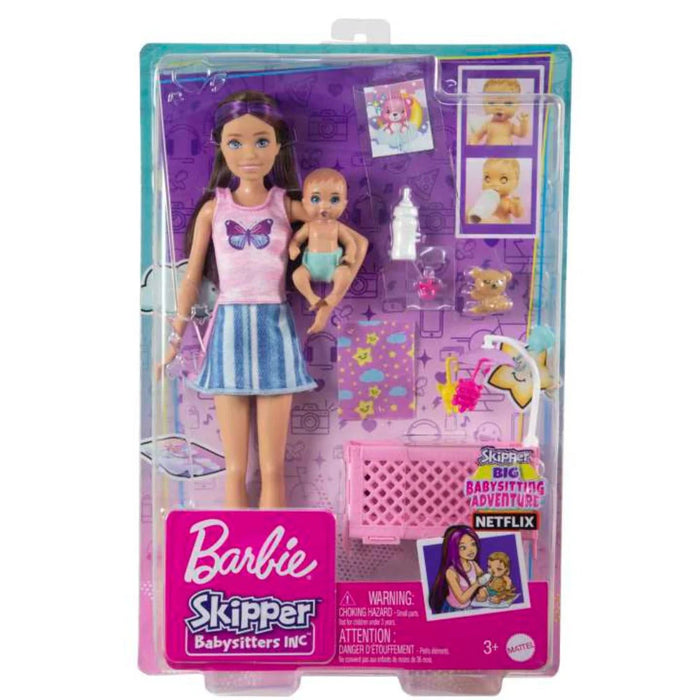 Barbie Skipper Babysitters Inc Dolls & Playset (Pink)