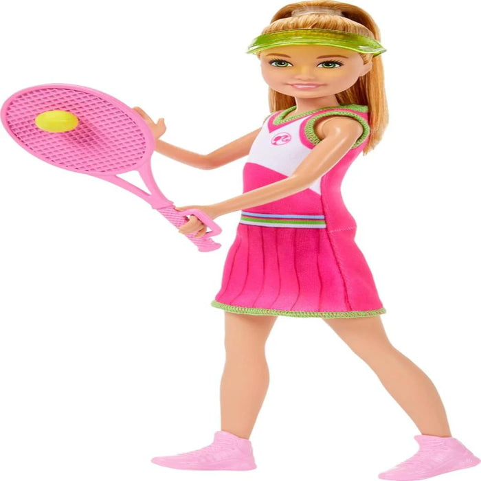 Barbie Stacie & Chelsea Tennis Playset with 2 Dolls & 5+ Accessories