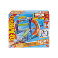 Hot Wheels Toy Car Track Set, Flip & Jump Through the Corkscrew Loop with a 1:64 Scale Toy Car, Speed Snap Track & Adapters, Compresses for Storage