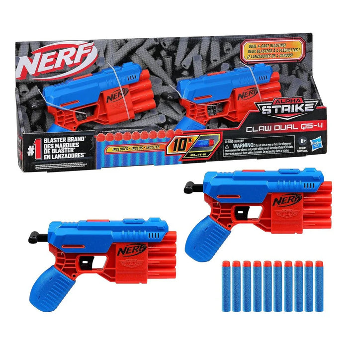 Nerf Alpha Strike Claw Dual QS-4 Blaster Set (Gun)