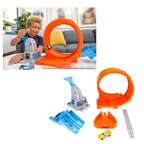 Hot Wheels® Loop Stunt Champion™ Track Set with Dual-Track Loop, Dual Launch, Spring Ramp & 1 Car for Kids 4 Years Old & Older