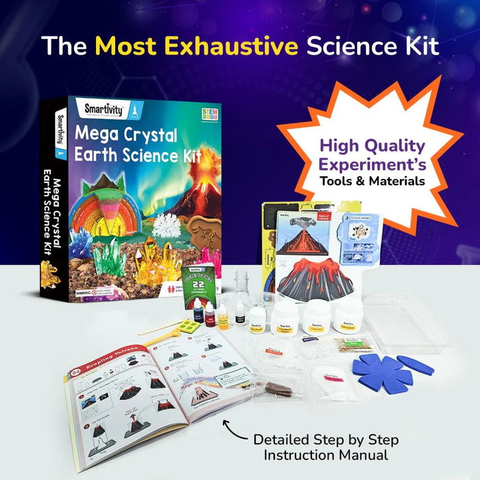 Smartivity Mega Crystal Earth Science Kit