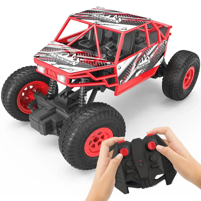 Duster 2x2 All Wheel Drive Remote Control Monster Truck - 50m+ Remote Control Range, 2000 mAh Rechargeable Battery, Luminous Headlights ( Remote Car )