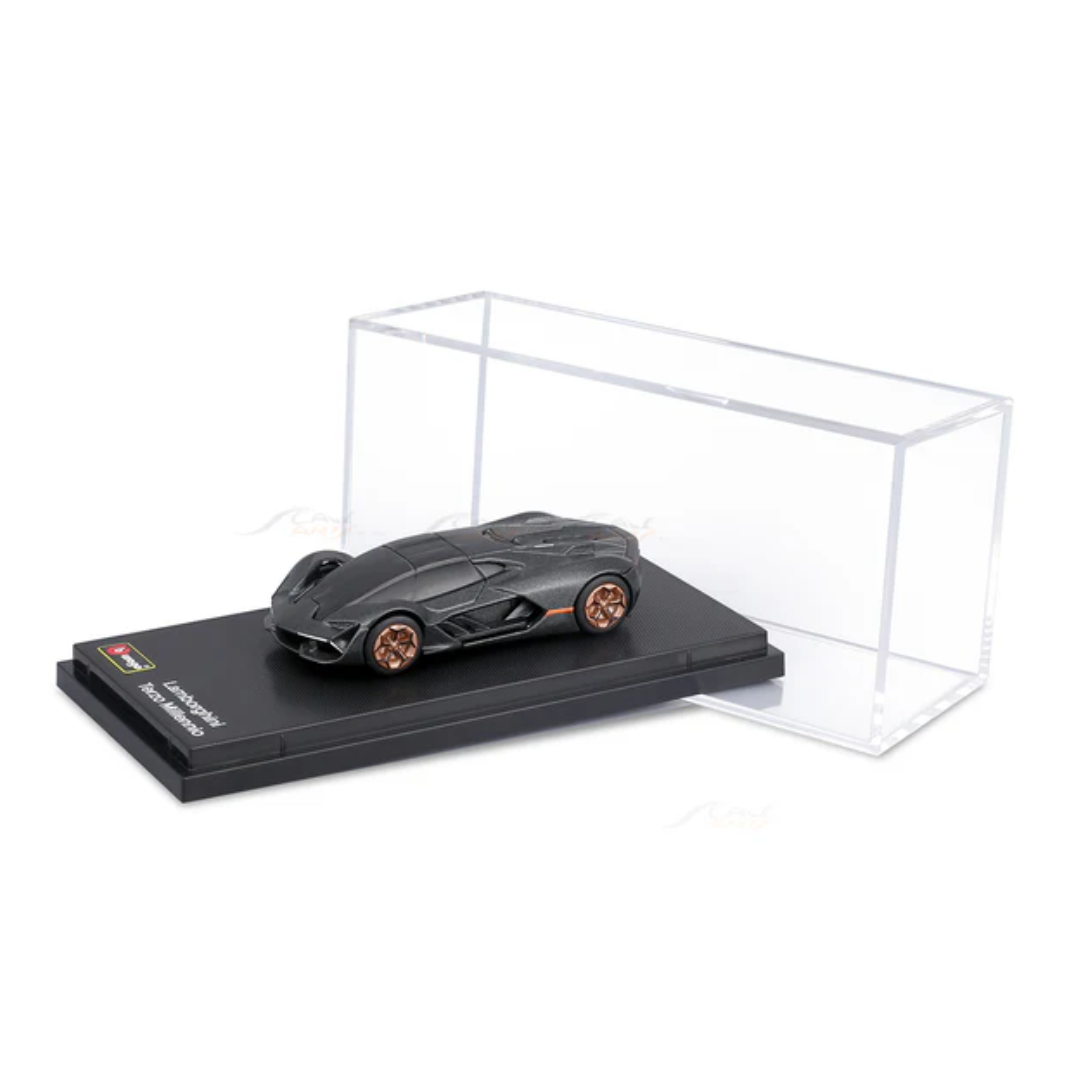 Lamborghini Terzo Millennio grey 1:64 Bburago Licensed Diecast Scale Model Car Collectible