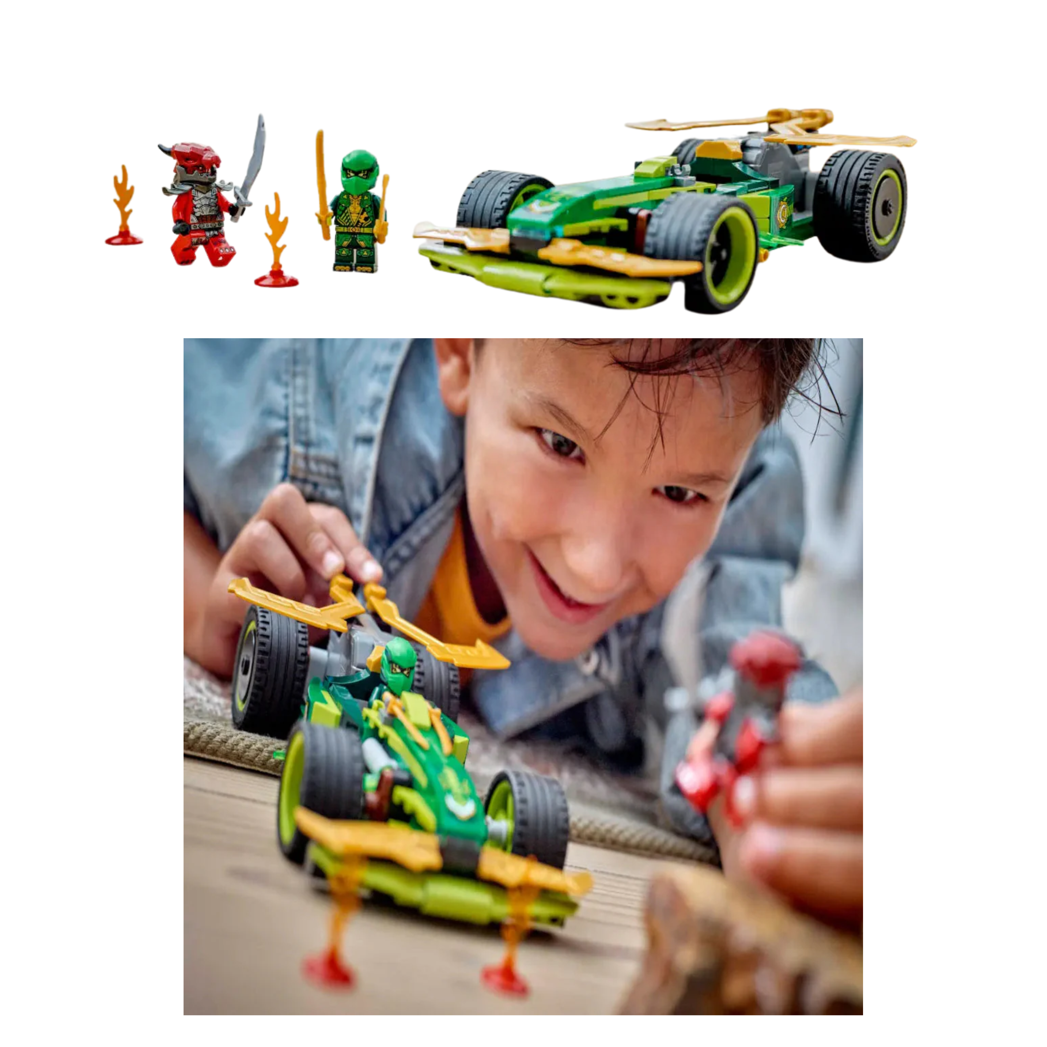 Lego 71828 Ninjago Lloyd's Pull-Back Race Car (181 Pieces)