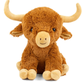 Mirada Highland Cow Plush Toy | 40cm Cute Soft Stuffed Animal for Kids | Cuddle Plush, Gift & Room Decor