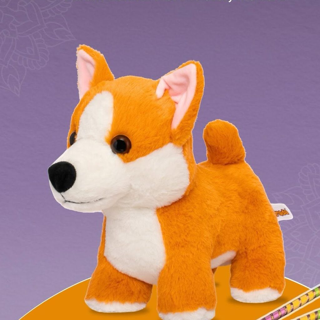 Mirada Corgi-Orange Soft Toy – 24cm