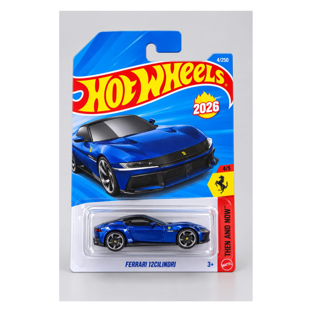 Hot Wheels Car 2024 X-Raycers Pack of 5 + Ferrari 12Cilindri (Graftnator, Cosmic Coupe, Loco Motorin, Electrack, Nerve Hammer) Multi - Color