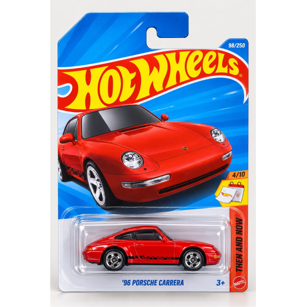 Hot Wheels Car 2024 X-Raycers Pack of 5 + 96 Porsche Carrera. (Graftnator, Cosmic Coupe, Loco Motorin, Electrack, Nerve Hammer) Multi - Color