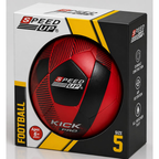 SPEED-UP Kick Pro Football Size 5 for Men & Women (Red, Size 5)