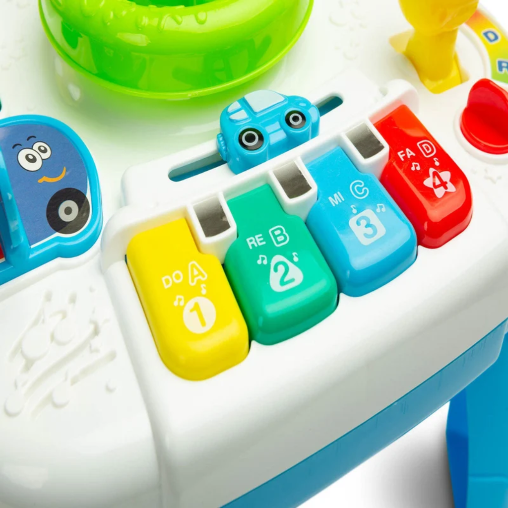Open Ended 2-in-1 Baby Activity Table – Musical Learning Toy with Lights & Sounds
