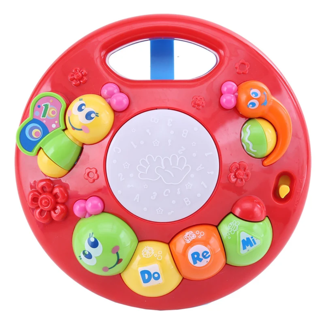 Open Ended Caterpillar Learning Table 2-in-1 Baby Activity Table – Musical Learning Toy