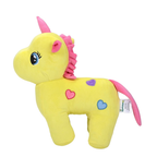 HUMMMINGO 35 CM Premium Soft Toys Big Sunny The Magical Unicorn Plush Ultra-Soft Plush Yellow with Pink Mane Animals Cuddly & Safe Baby Toys Perfect for Birthday for Boys & Girls