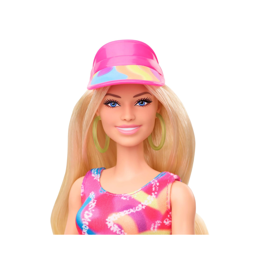 Barbie™ The Movie Doll, Margot Robbie as, Collectible Inline Skating Doll Wearing Leotard, Biker Shorts and Inline Skates, HRB04
