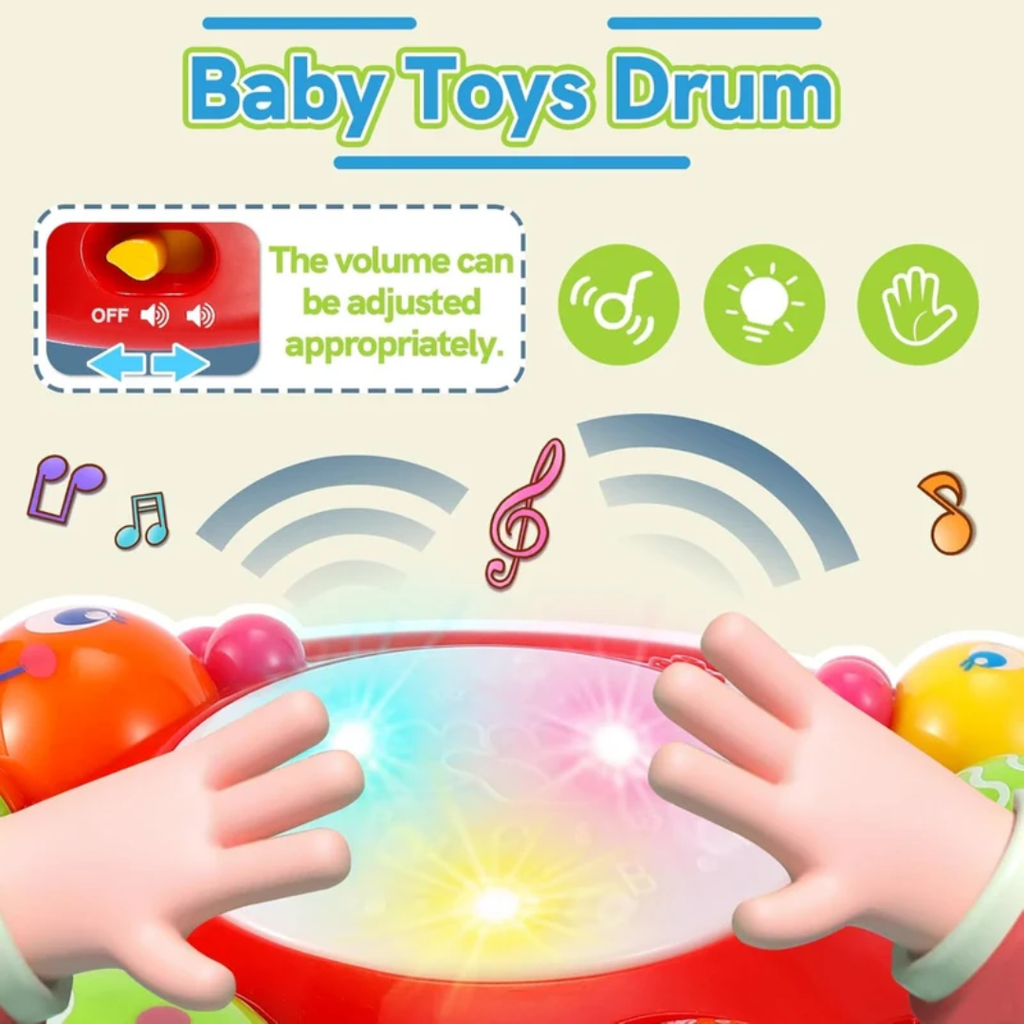 Open Ended Caterpillar Learning Table 2-in-1 Baby Activity Table – Musical Learning Toy