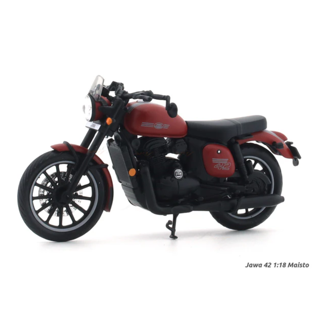 Jawa 42 red 1:18 Maisto licensed diecast scale model bike collectible