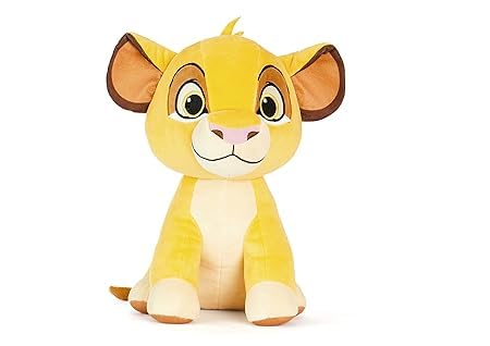 Simba Yellow Stuffed Soft Cute Plush Animal Toy Huggable Decorative and Gift Item Cuddly