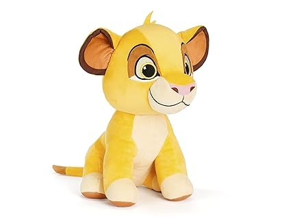 Simba Yellow Stuffed Soft Cute Plush Animal Toy Huggable Decorative and Gift Item Cuddly