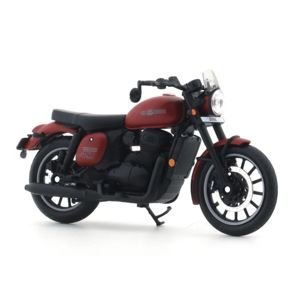 Jawa 42 red 1:18 Maisto licensed diecast scale model bike collectible