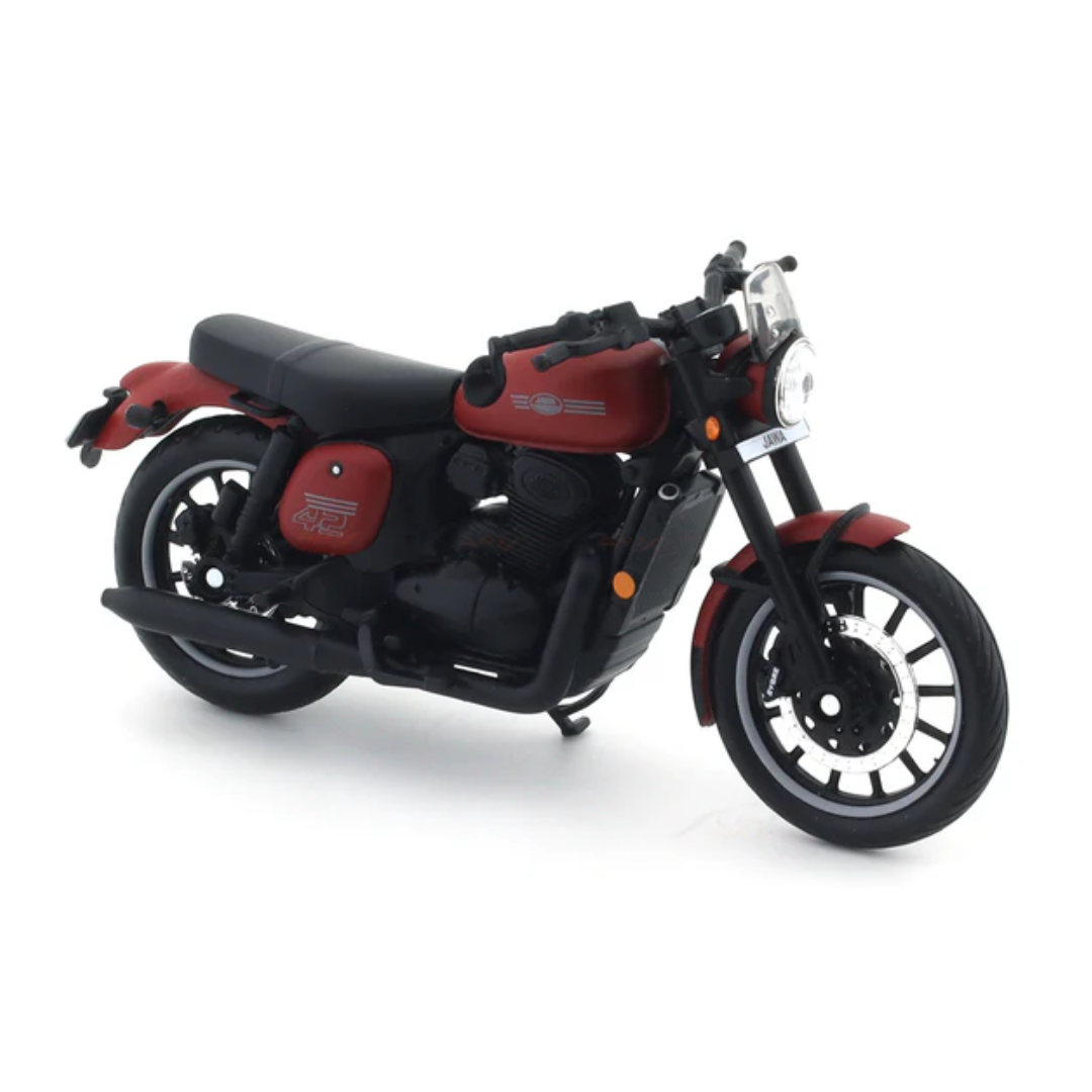Jawa 42 red 1:18 Maisto licensed diecast scale model bike collectible