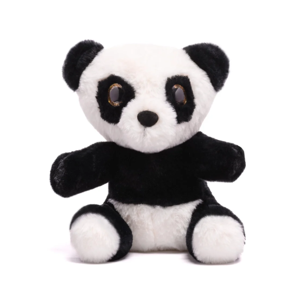Mirada Glitter Eye Panda Toy - Black -25cm