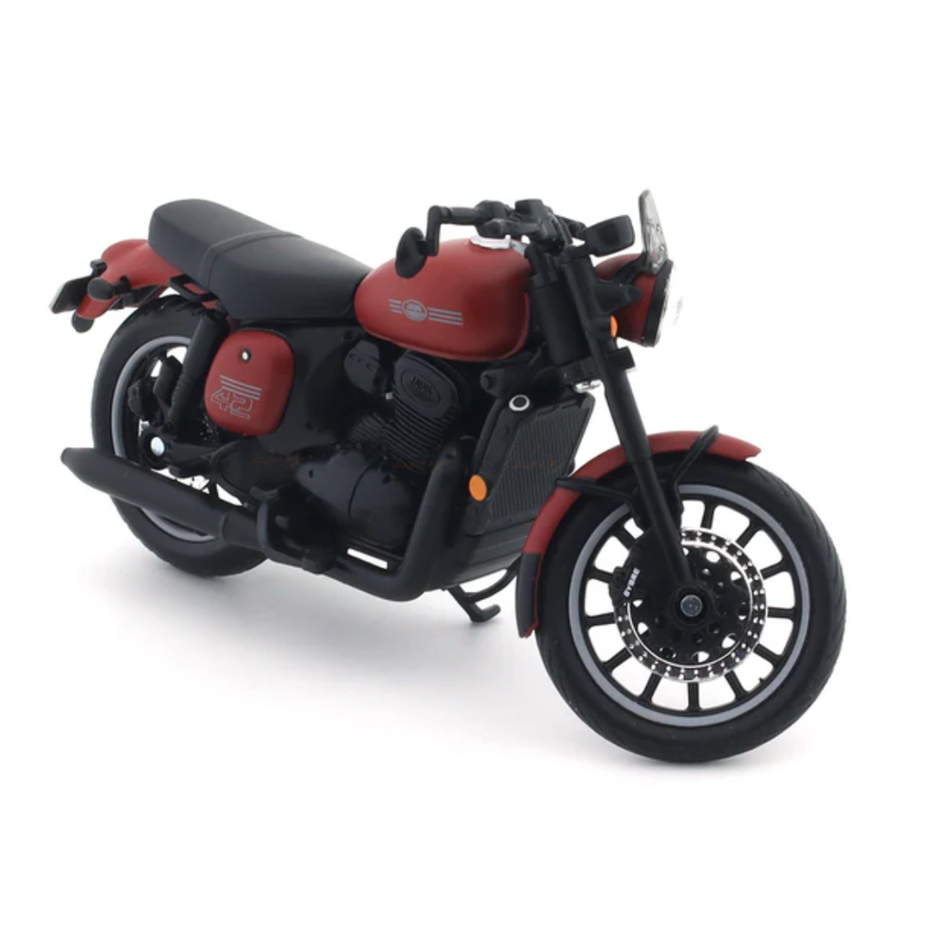 Jawa 42 red 1:18 Maisto licensed diecast scale model bike collectible