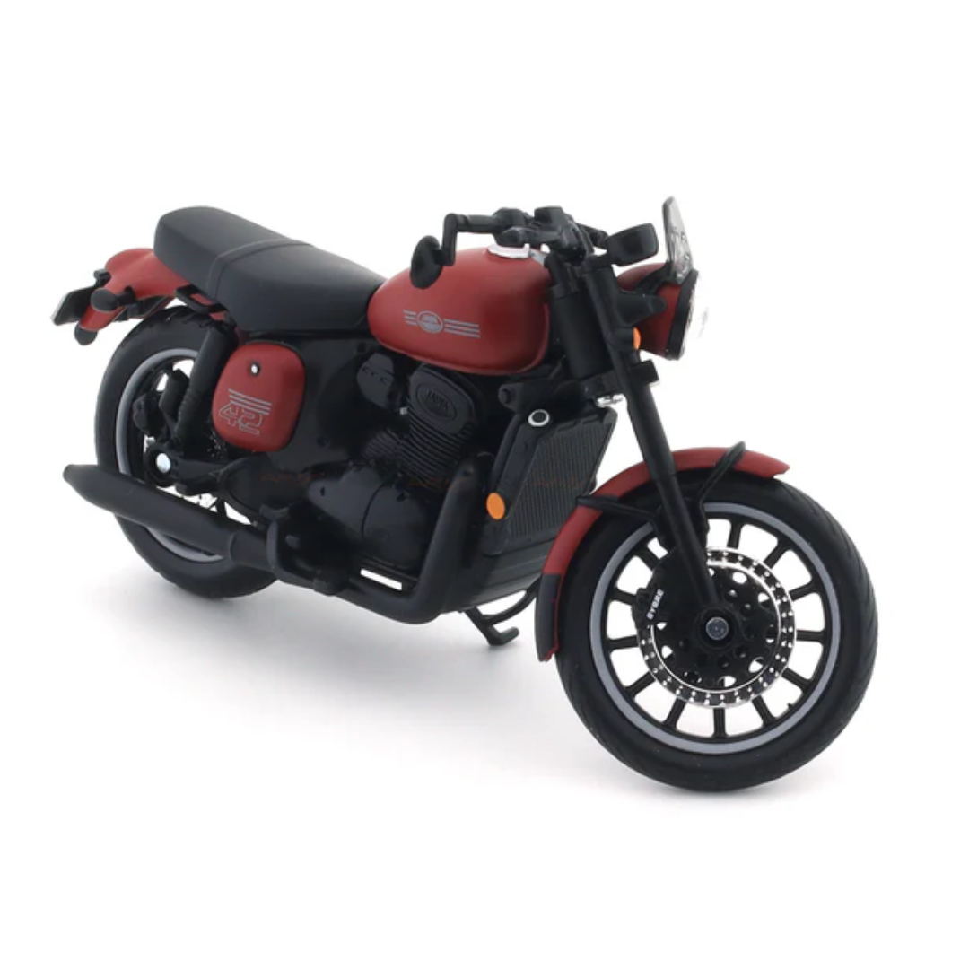 Jawa 42 red 1:18 Maisto licensed diecast scale model bike collectible