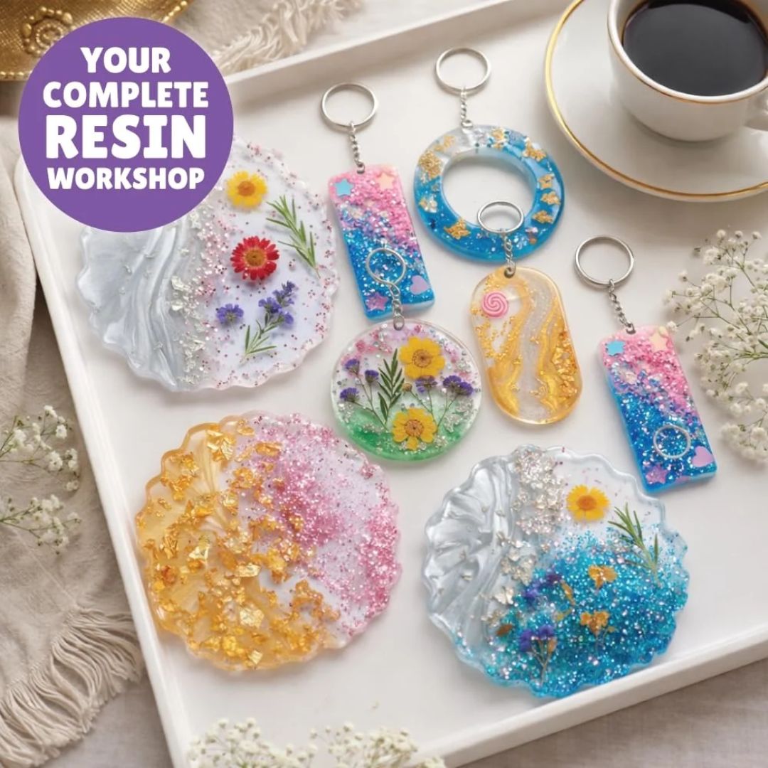 17 in 1 Resin Art Kit | Epoxy Resin Art | DIY Handmade Gifts | Age: 12+ Years