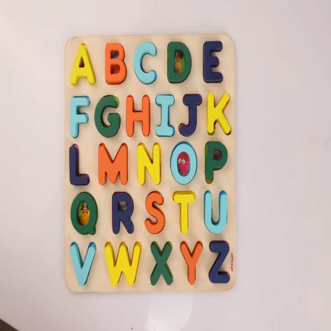 Open Ended 2 in 1 Alphabet Board Puzzle