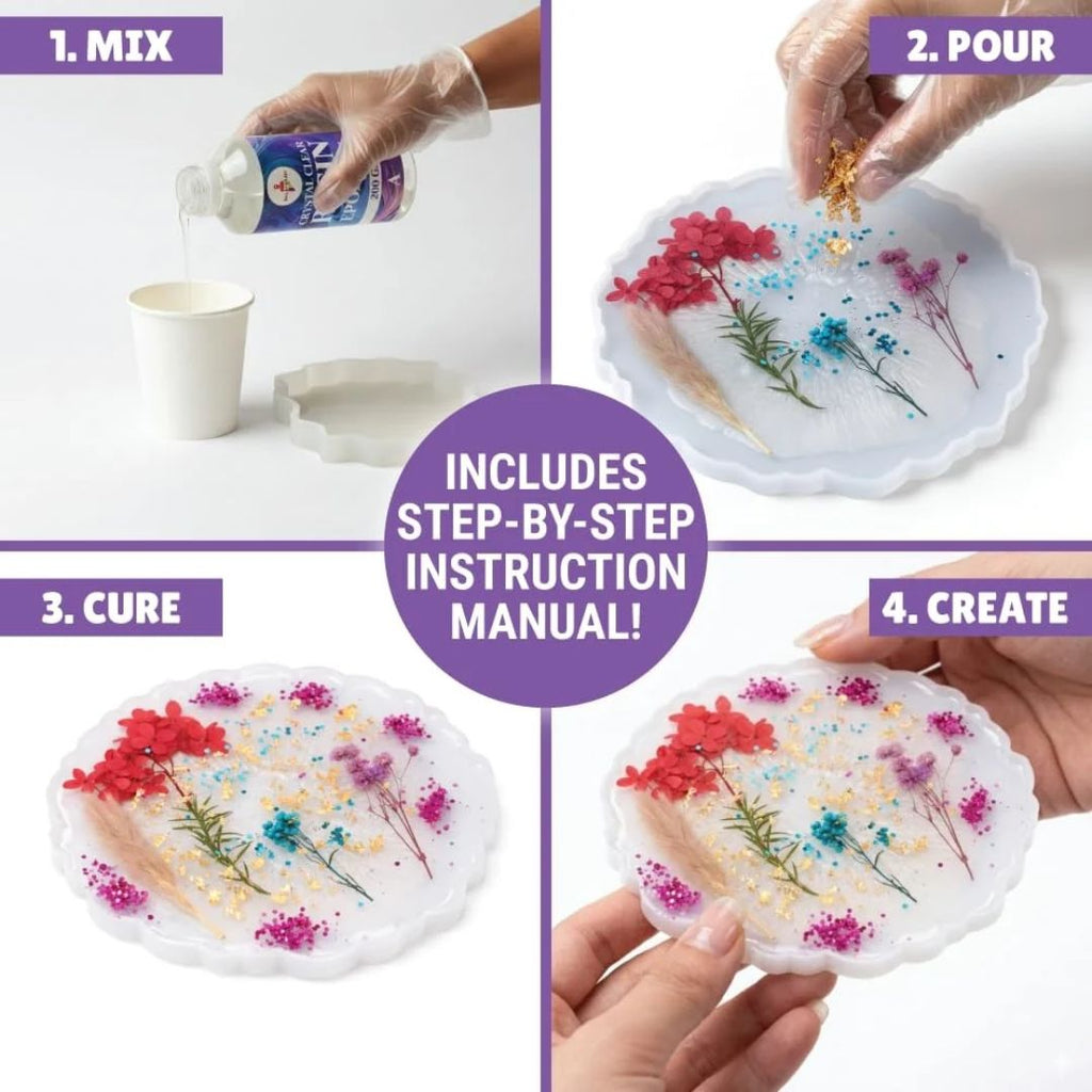 17 in 1 Resin Art Kit | Epoxy Resin Art | DIY Handmade Gifts | Age: 12+ Years