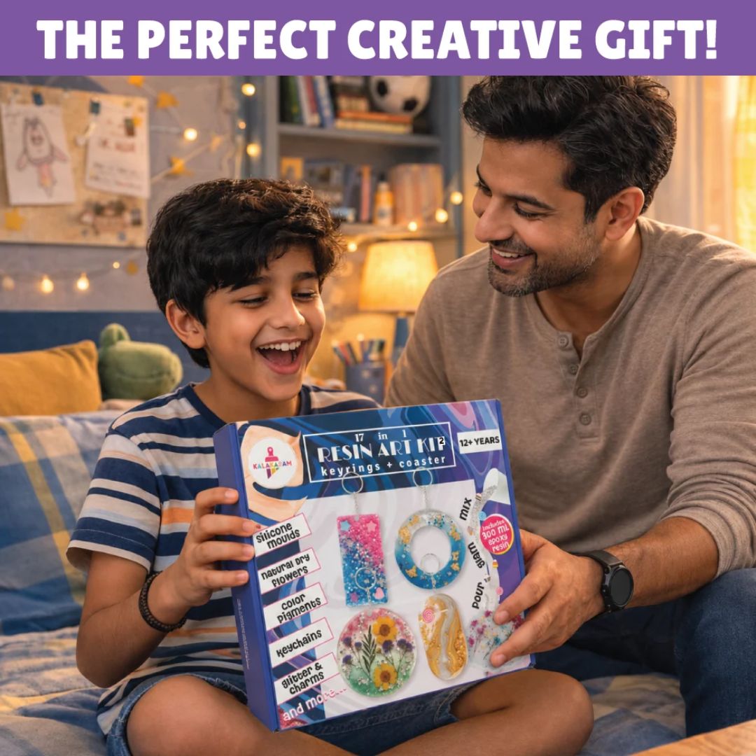 17 in 1 Resin Art Kit | Epoxy Resin Art | DIY Handmade Gifts | Age: 12+ Years