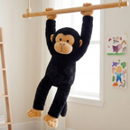 Mirada Hanging Monkey Toy - Black – 52cm