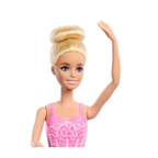 Barbie Ballerina Doll, Blonde Fashion Doll Wearing Purple Removable Tutu, Posed with Ballet Arms & “en Pointe” Toe Shoes, HRG34