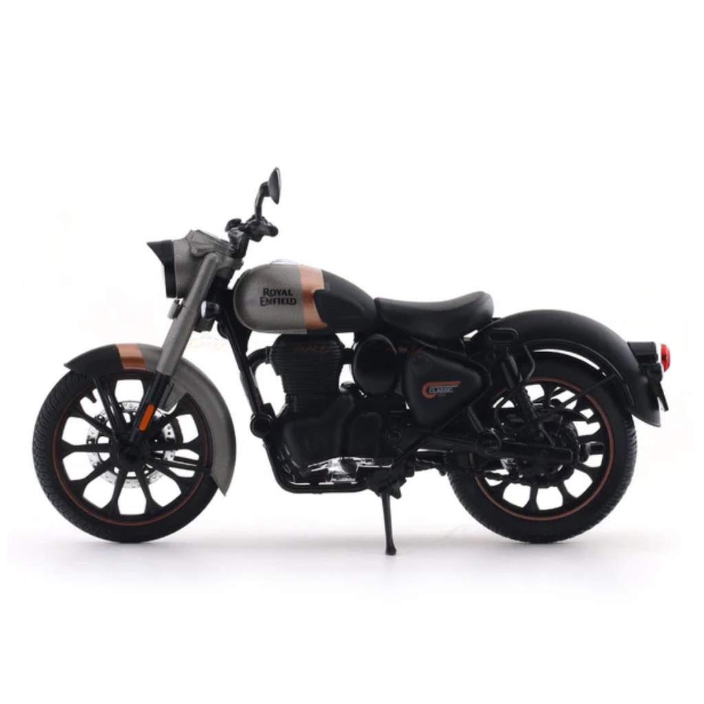 Royal Enfield Classic 350 Gun Grey 1:12 Maisto licensed diecast scale model bike