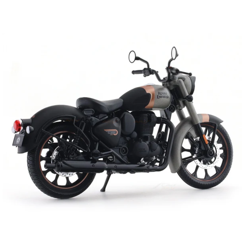 Royal Enfield Classic 350 Gun Grey 1:12 Maisto licensed diecast scale model bike