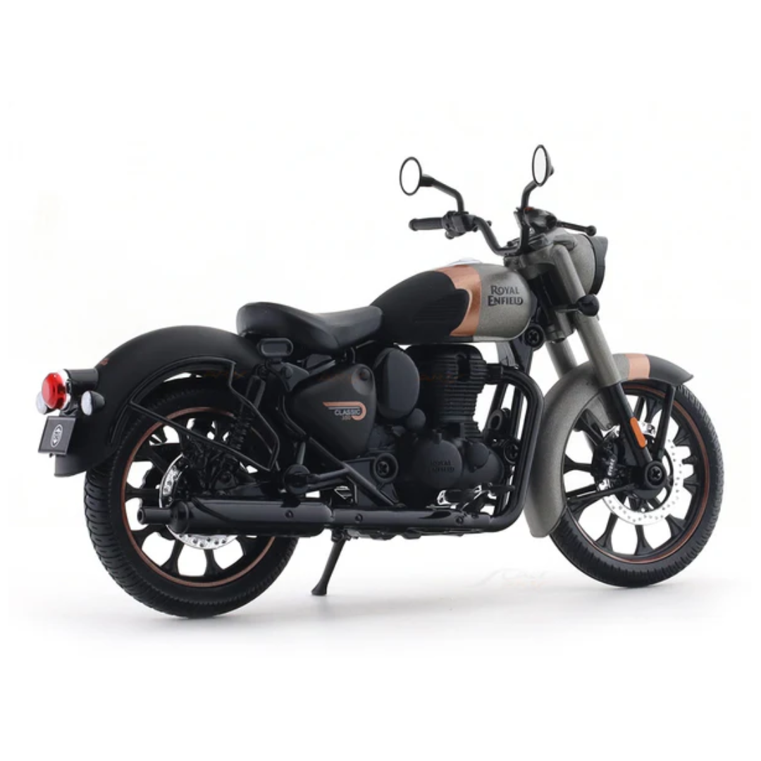 Royal Enfield Classic 350 Gun Grey 1:12 Maisto licensed diecast scale model bike