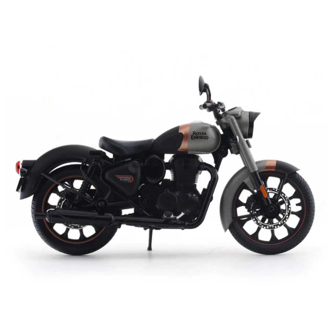 Royal Enfield Classic 350 Gun Grey 1:12 Maisto licensed diecast scale model bike